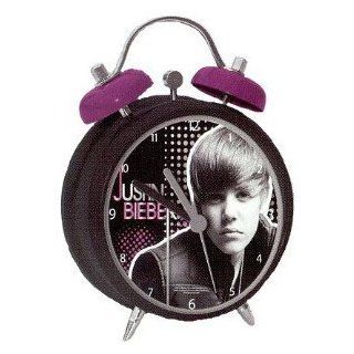 Justin Bieber Wecker Classic Design twin bell alarm clock Uhr 