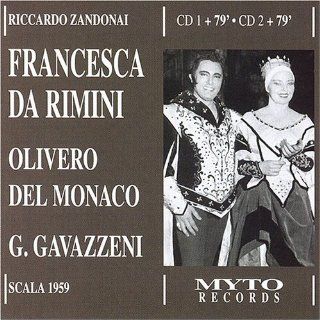 Riccardo Zandonai Francesca da Rimini (Oper) (Gesamtaufnahme) (2 CD