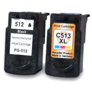 Druckerpatronen kompatibel für Canon PG 512 PG 510 und CL 513 CL