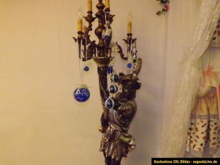 Mohrenlampe, Mohr, Stehlampe, Venedig, Venetian, Figurenleuchte, Figur