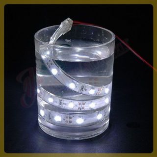 30 weiße LED Strip Leiste Kfz Aquarium Leuchte neu