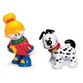 Tolo 89604   Beste Freunde Figur mit Hund 12cm Spielzeug