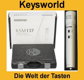 SHURE KSM 137_Referenz Akustik Instrumente Mikrofon_OVP