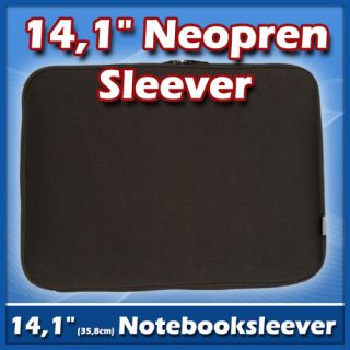 Notebooktasche 14,1 Zoll Tasche schwarz Trend (35,8cm) Laptop