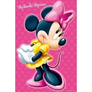 Poster Minnie Maus   Unterschrift   Größe 61 x 91, 5 cm   Maxiposter