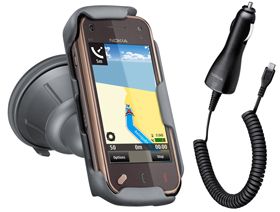 Nokia N97 mini Smartphone inkl. Car Kit (UMTS, WLAN, GPS, 5 MP, Ovi