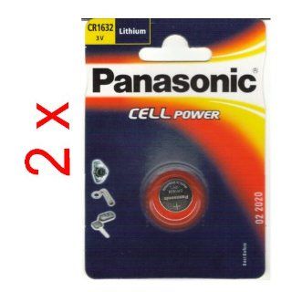 Stück Panasonic CR1632 3 Volt Lithium Batterie 