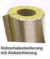 Rauchrohr Isolierung 150 mm ( 159 x 50 mm ) m. Alukaschierung