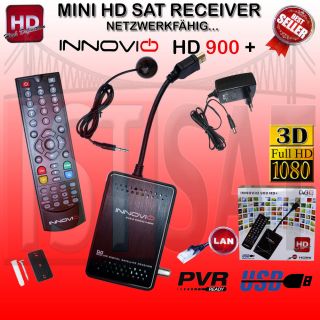 Innovio 900 + plus Full HD Mini digital Sat Receiver LAN USB PVR HDMI