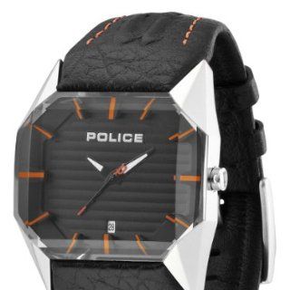 Police Herren Armbanduhr VECTOR Analog Leder P12176JS 02C
