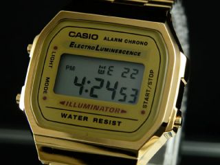 A168WGA 9 CASIO Digital Watch Retro 80s Vintage A168WG 100% Authentic