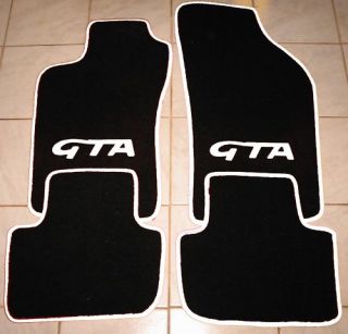 Autoteppich Fußmatten für Alfa Romeo 156 GTA sw./weiss
