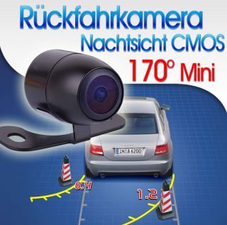 Nachtsicht CMOS Mini Rückfahrkamera Einparkhilfen 170°