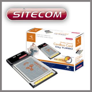 Sitecom WL 170 WLAN Cardbus Adapter PCMIA 54g Neu & OVP