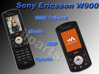 Original Sony Ericsson W900 W900i 2MP Rotation Music Phone Unlock B/K