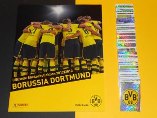 Dortmund 2012 2013 12/13 alle 174 Sticker komplett+Album, Satz