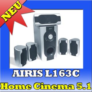 Lautsprecher 5.1 AIRIS L163C Wireless/Wlan 2,4GHz 80W 8436011543892