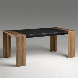 Design Esstisch 180*90 cm Tisch Esszimmer Wohnzimmer walnuss schwarz