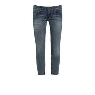 Liu Jo 7/8 Skinny Jeans in Blau mit Reißverschlussdetails