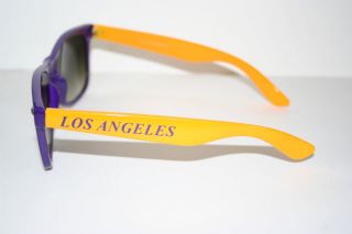 Retro Sonnenbrille Los Angeles Lakers gelb lila Kult Brille Shades