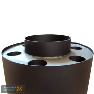 Rauchgaskühler Warmlufttauscher Ofenrohr 180mm 7,5kW SMALL Senotherm