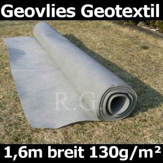 176m² Geotextil Gartenvlies Geovlies Drainagevlies Vlies Unkrautvlies