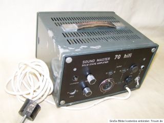 Alter Verstärker Sound Master 70 HifI Amplifier, Vintage