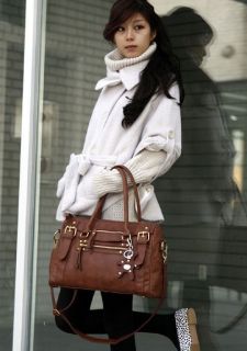 AG2185 New Fashion Faux Leather Womens Tote Shoulder Bags Handbag