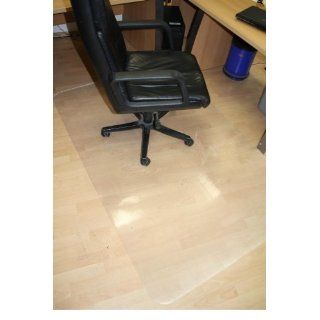 Bodenschutzmatte PVC 120 cm x 110 cm helltransparent Bodenschutz