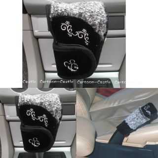 Mickey Mouse Auto Car Gear Shift Hand Brake Cover Set
