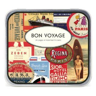 Cavallini Sticker,dekorative Labels,Bon Voyage von Cavallini Papers
