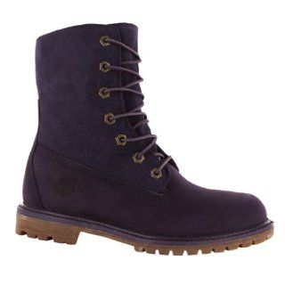 Timberland Auth Teddy Fleece Purple Damen Boots Schuhe
