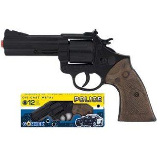 Gonher 127/6   Revolver Magnum 12 Schuss mit Kurzlauf 24 cm, schwarz
