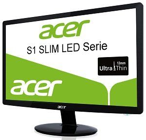 Acer S191HQLFB 47 cm (18,5 Zoll) Slim LED Monitor (VGA, 250cd/qm 5ms