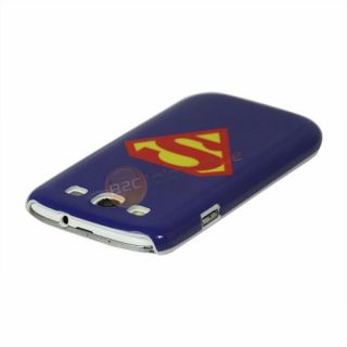 SAMSUNG GALAXY S3 i9300 Superman LOGO Oberschale Hülle Cover Tasche