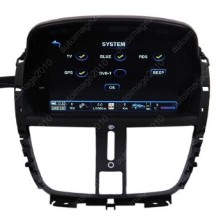 Peugeot 207 207CC Car GPS Navigation System DVD Player