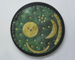 Uhr Astrologie Astronomi keltische Himmelsscheibe Nebra Wanduhr Sonne