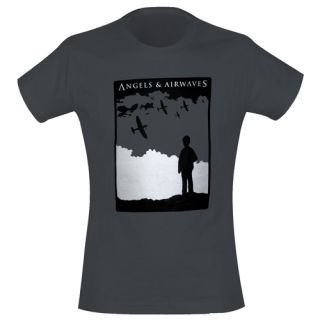 Angels and Airwaves Girl Shirt L  Bird Planes (95340)