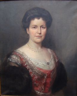(1859   um 1942) 1911 Dame mit schwarzen Haaren (193/13007)