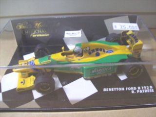 Minichamps Formula 1 Benetton Ford 143 R Patrese B193