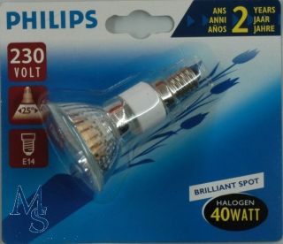 Philips Halogen Reflektor Strahler Par16 Alu E14 40W
