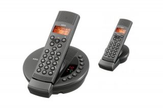 AEG Ciara 205 2 /Schnurlos Analog DECT DUO Telefon Set mit AB, ECO