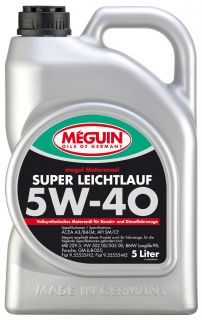 Meguin megol 5W 40 Super Leichtlauf vollsynth.   1x5 L