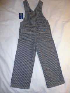OshKosh Genuine Kids Latzhose Jeans gestreift Hose Salopette 98/104