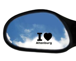 Spiegel Aufkleber I love Altenburg