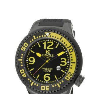 Kienzle Herren Armbanduhr POSEIDON XL Black Pro Analog Silikon