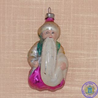 Vintage Russian Soviet mercury glass Christmas ornament HOTABYCH
