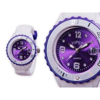 Armbanduhr, Farbe wählenUR 156 weiß lila Uhren