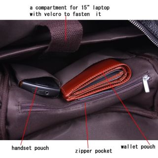 Tasche Leder Laptop Rucksack Sporttaschen Reisetasche top Qualität