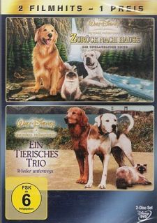 Zurück nach Hause + Ein tierisches Trio  2 DVD NEU 227